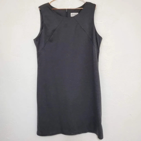 STUDIO | Charcoal Gray Tank Shift Dress XL - Picture 1 of 5